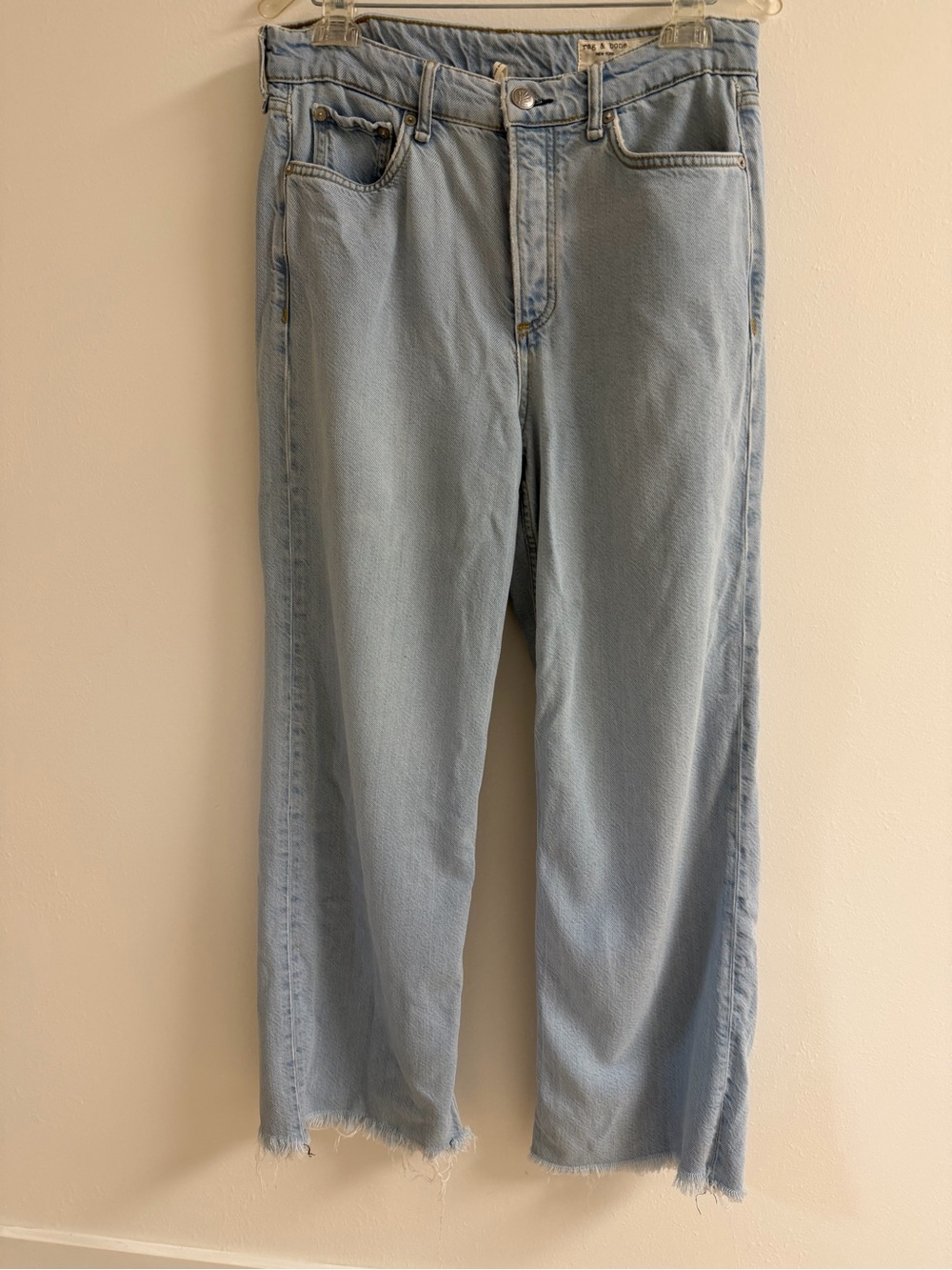 rag & bone Logan Low Rise Wide Leg Jean